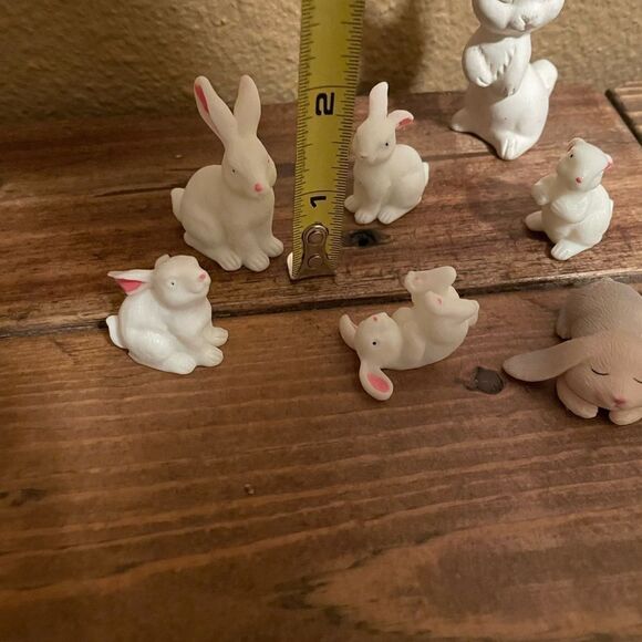 Vintage Bunny Family set of 5 - Picture 10 of 12
